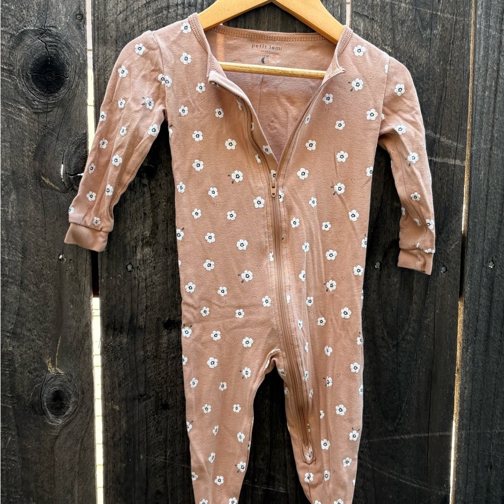 Petit Lem Tan Floral pajama